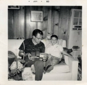 Eric 161.jpg: 1959/12/25 - Christmas - 1959 - Gene and Eric